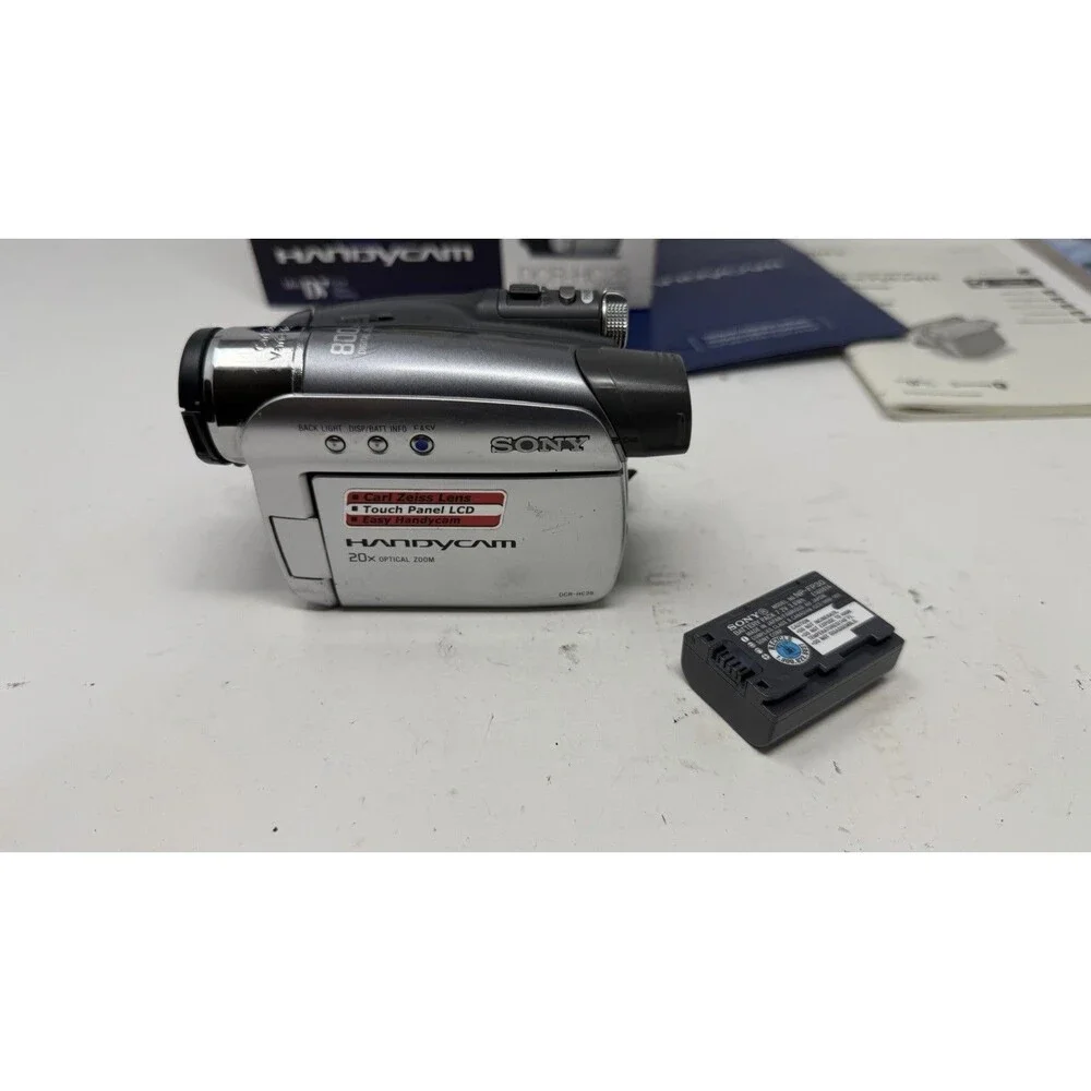 Sony Handycam DCR-HC26 Digital Video Camera Recorder For Parts Or Repair